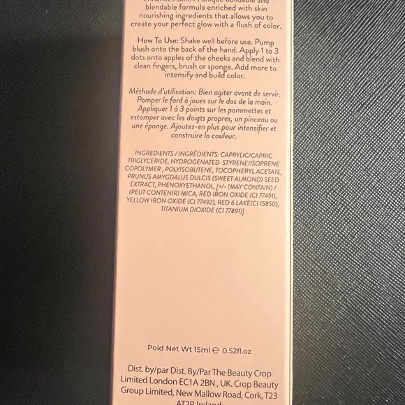 NIB GLOW MILK BLUSHED GLISTENING GRAPEFRUIT - Picture 3 of 5